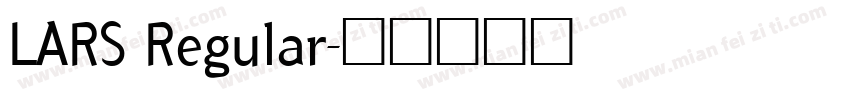 LARS Regular字体转换
